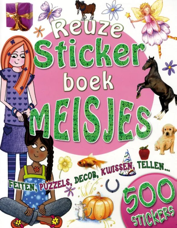 Reuze stickerboek meisjes – boek cover