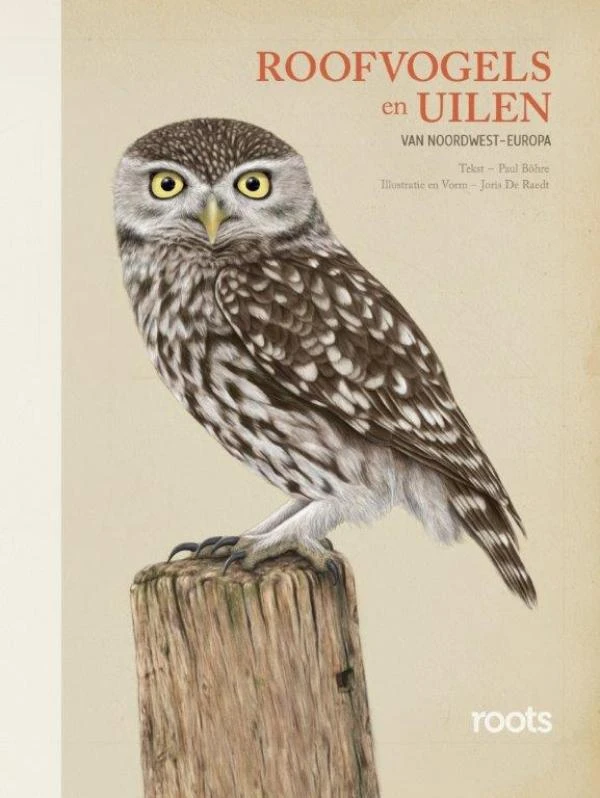 Roofvogels en uilen – Joris de Raedt – boek cover