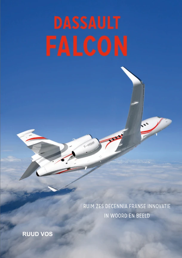 Dassault Falcon – Ruud Vos – boek cover