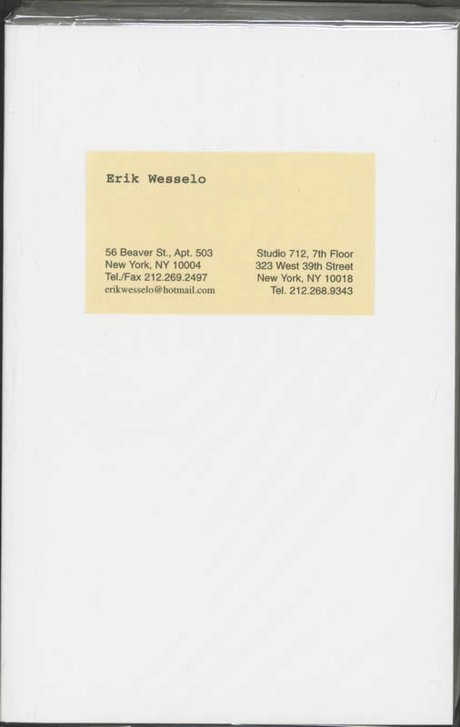 56 Beaver St. – E. Wesselo – boek cover