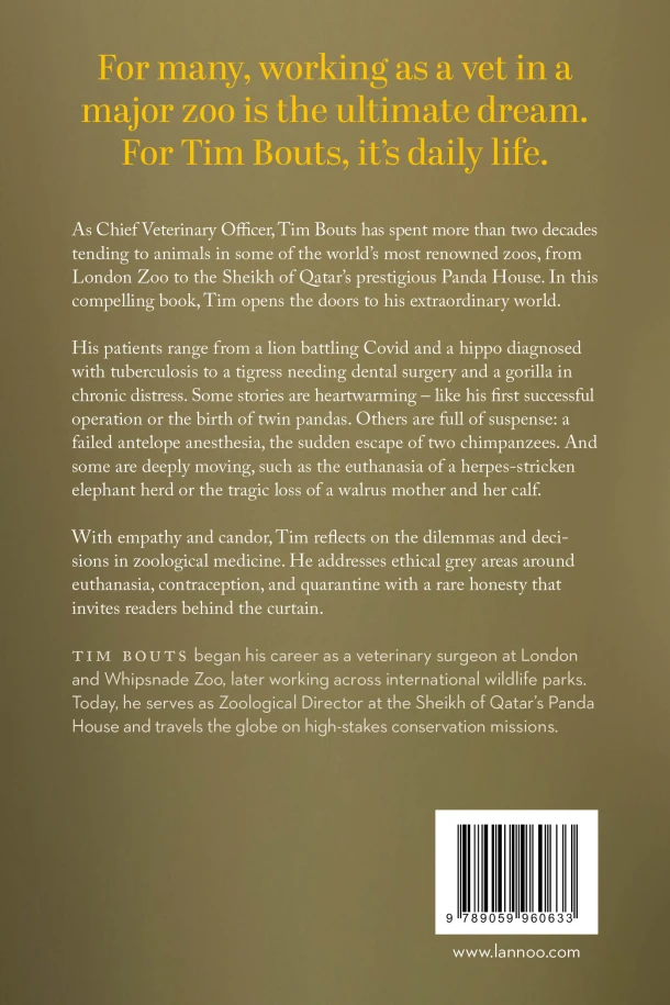 Diary of a Zoo Vet – Tim Bouts – boek cover