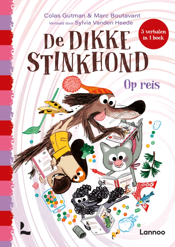 De dikke Stinkhond - Op reis – Colas Gutman – boek cover