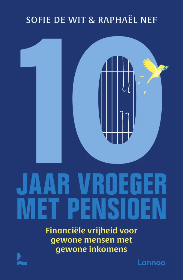 Tien jaar vroeger met pensioen – Sofie De Wit – boek cover