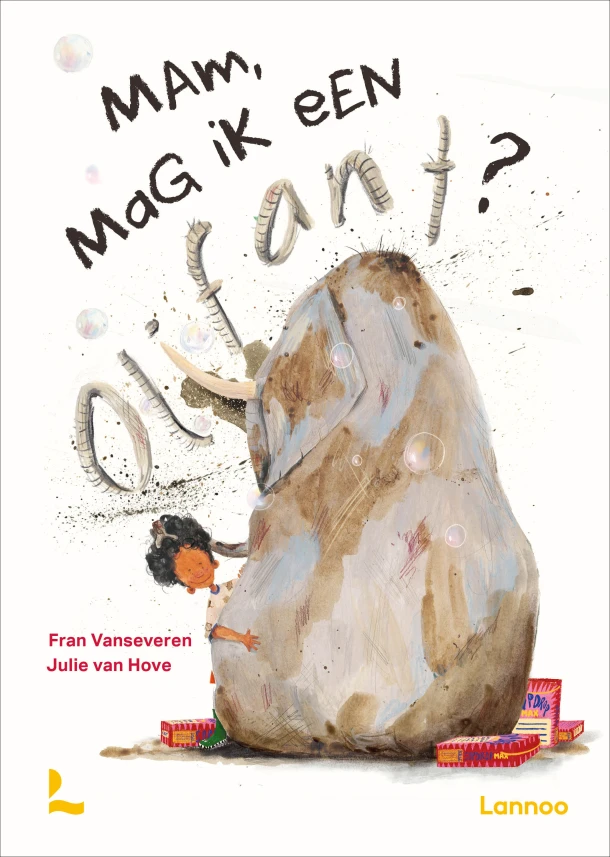 Mam, mag ik een olifant? – Fran Vanseveren – boek cover