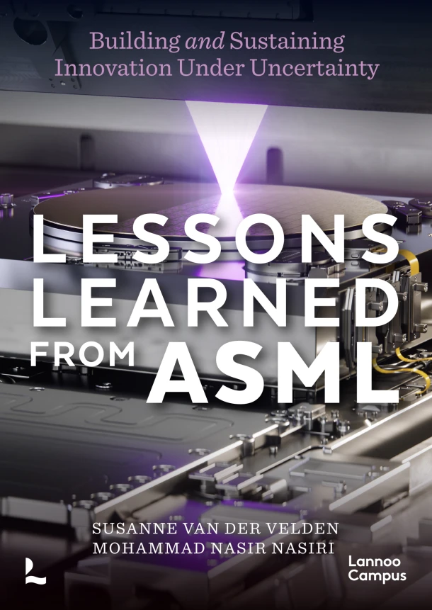 Lessons learned from ASML – Susanne van der Velden – boek cover