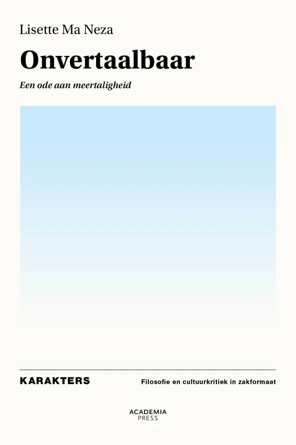 Onvertaalbaar – Lisette Ma Neza – boek cover