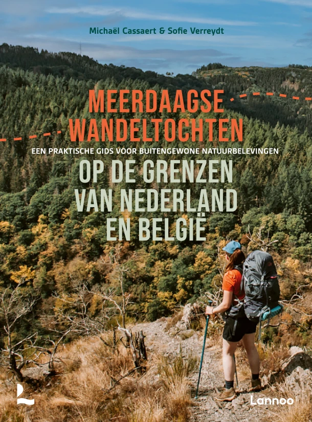 Meerdaagse wandeltochten op de grenzen van Nederland en België – Michaël Cassaert – boek cover