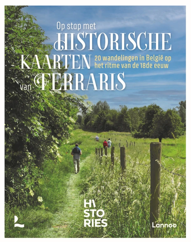 Op stap met historische kaarten van Ferraris – boek cover