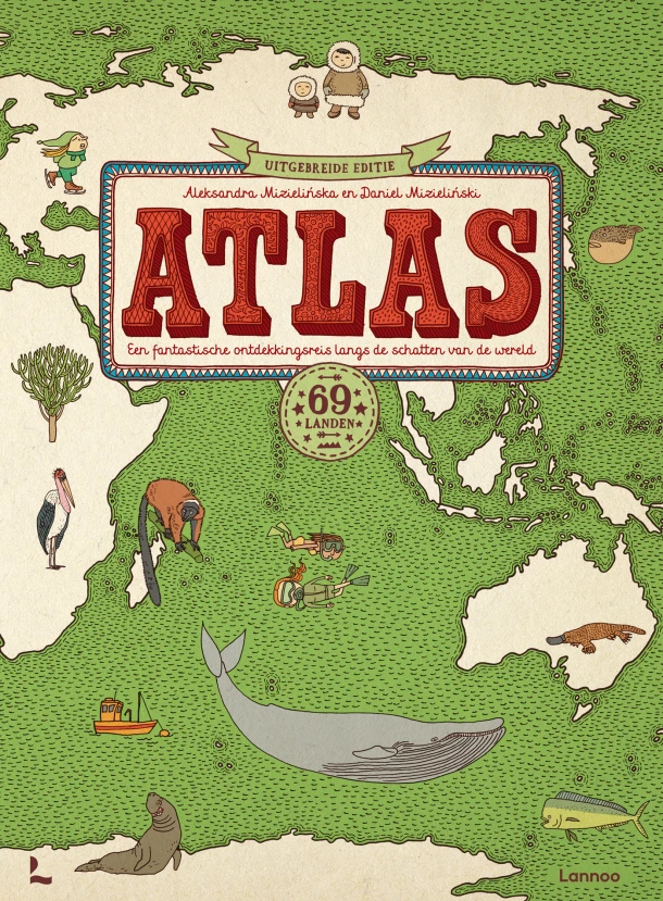 Atlas - 69 landen – Aleksandra Mizielinska – boek cover