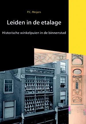 Leiden in de etalage – P. Meijers – boek cover
