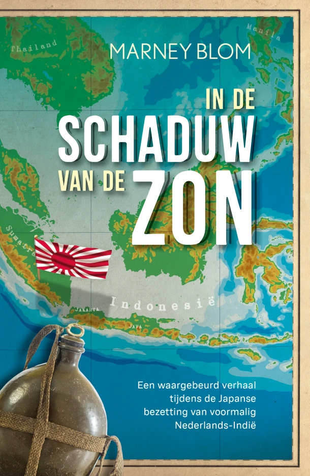 In de schaduw van de zon – Marney Blom – boek cover