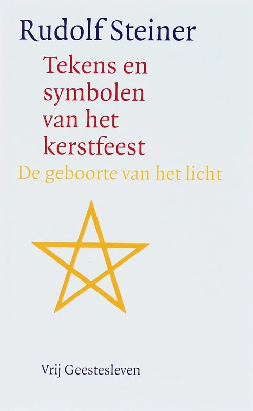 Tekens en symbolen van het kerstfeest – Rudolf Steiner – boek cover