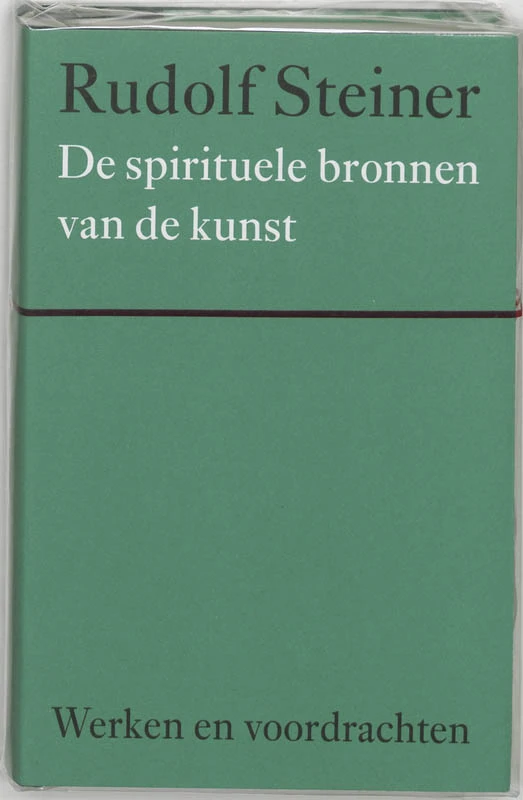 De spirituele bronnen van de kunst – Rudolf Steiner – boek cover