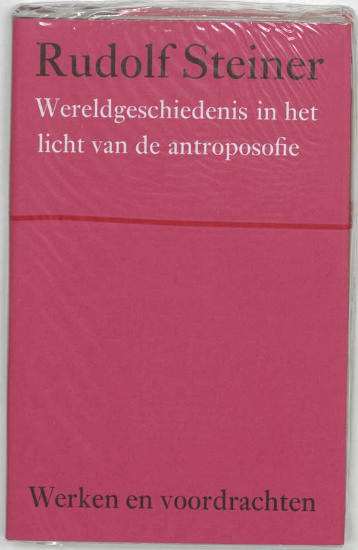 Wereldgeschiedenis in het licht van de antroposofie – Rudolf Steiner – boek cover