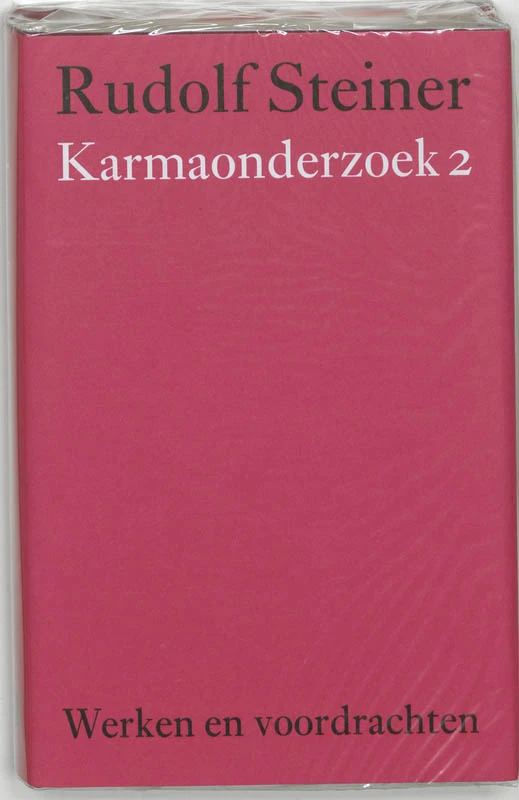 Karmaonderzoek 2 – Rudolf Steiner – boek cover