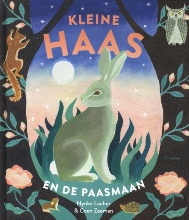 Kleine haas en de Paasmaan – Nynke Locher – boek cover
