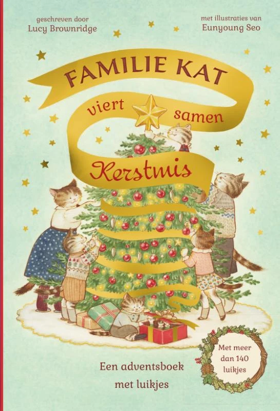 Familie Kat viert samen Kerstmis – Lucy Brownridge – boek cover