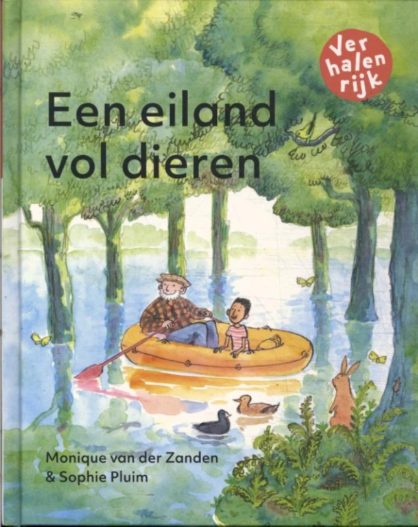 Een eiland vol dieren – Monique van der Zanden – boek cover