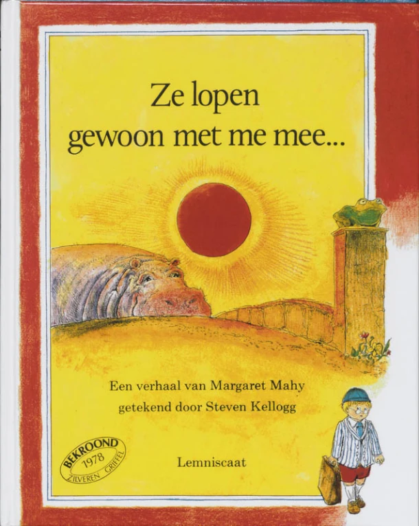 Ze lopen gewoon met me mee... – Margaret Mahy – boek cover