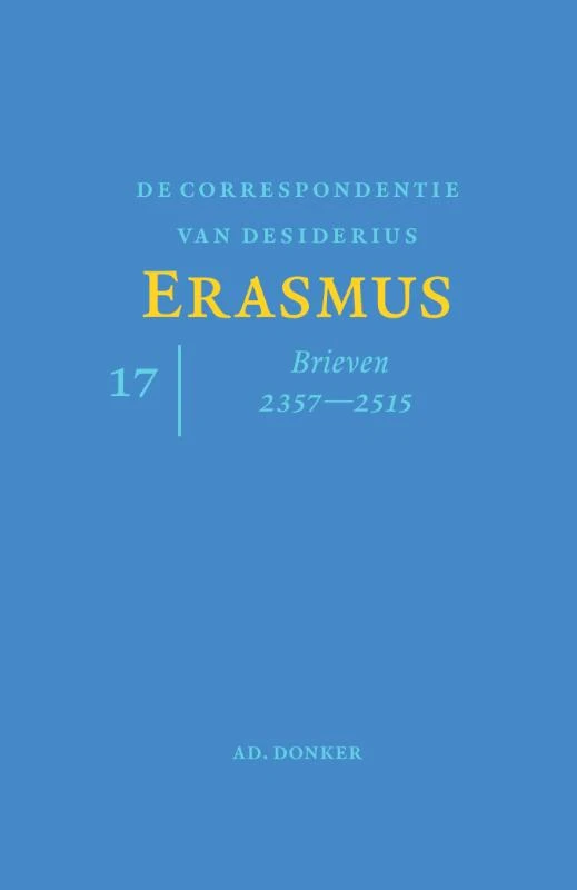 17 – Desiderius Erasmus – boek cover