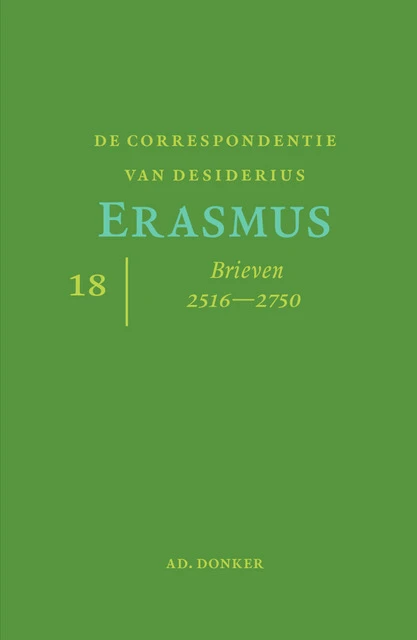 deel 18 – Desiderius Erasmus – boek cover