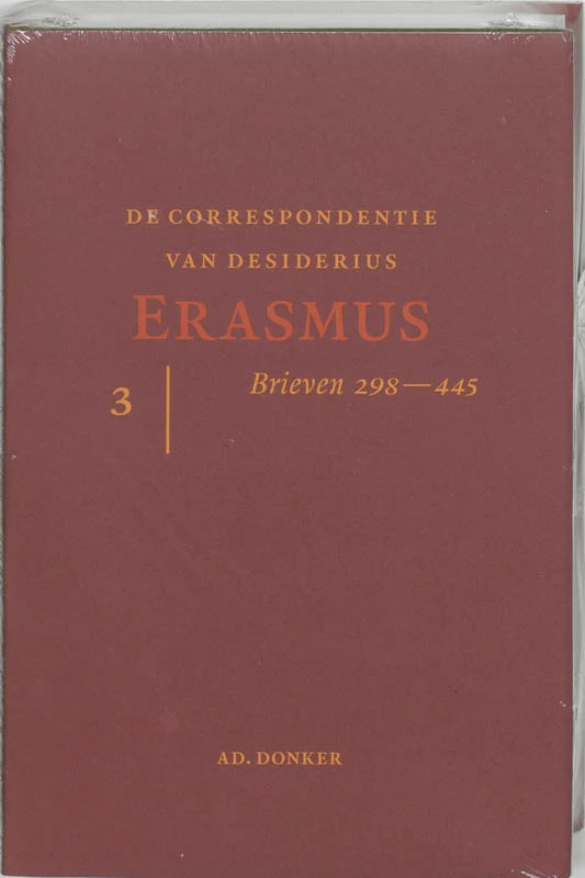 3 – Desiderius Erasmus – boek cover