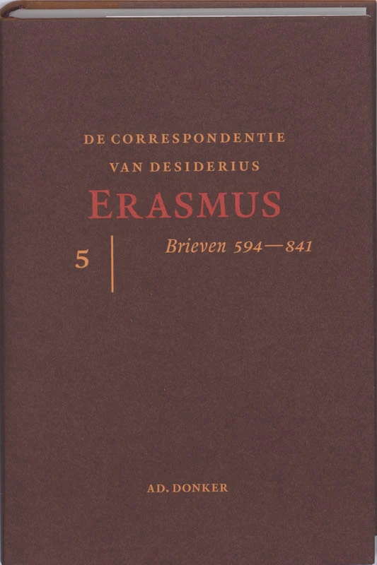 5 – Desiderius Erasmus – boek cover