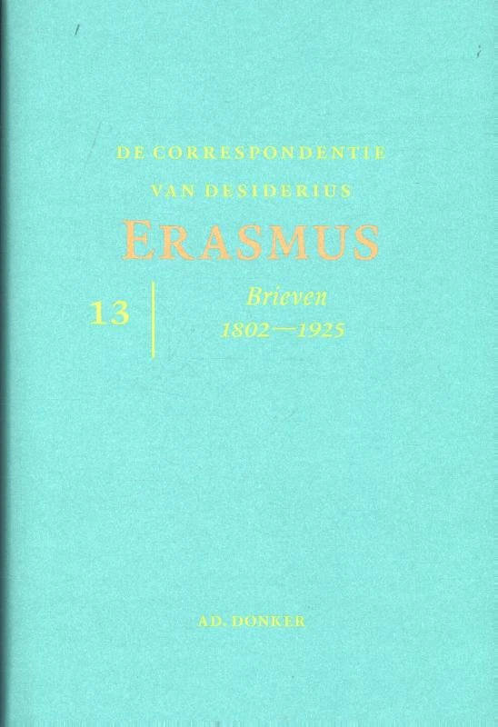 Brieven 1802 - 1925 – Desiderius Erasmus – boek cover