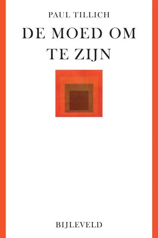 De moed om te zijn – Paul Tillich – boek cover
