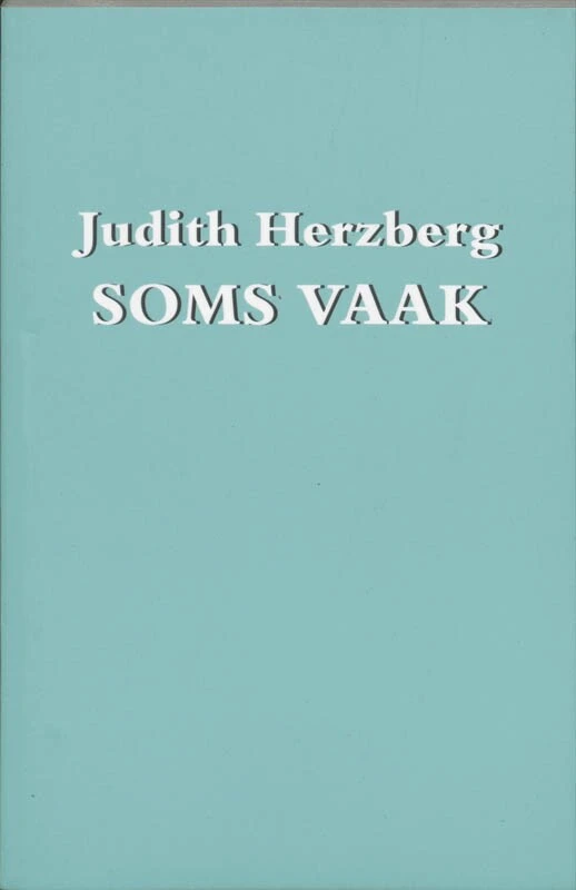 Soms vaak – Judith Herzberg – boek cover