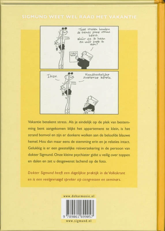 Sigmund weet wel raad met vakantie – P. de Wit – boek cover