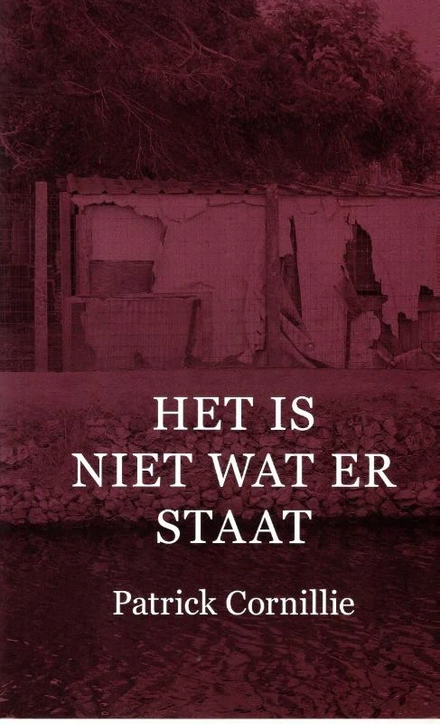 Het is niet wat er staat – Patrick Cornillie – boek cover