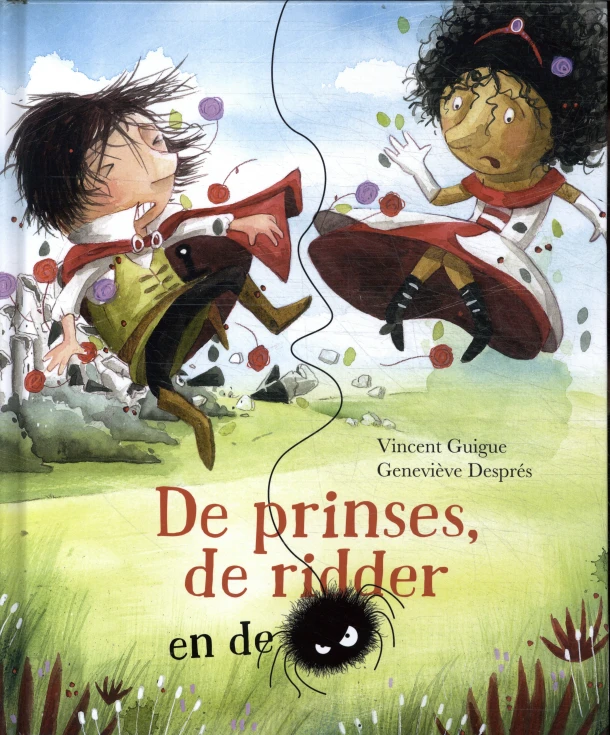 De prinses, de ridder en de spin – Vincent Guigue – boek cover