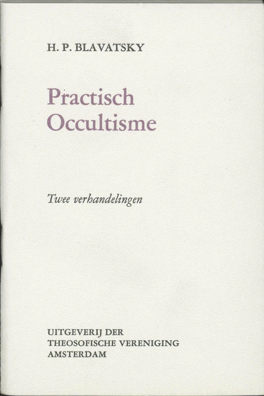 Praktisch occultisme – H.P. Blavatsky – boek cover