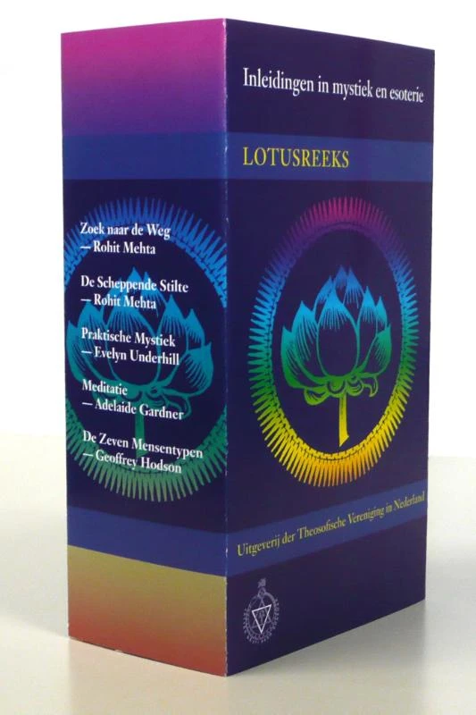 Zoek naar de weg De scheppende stilte Praktische mystiek Meditatie De zeven mensentypen – boek cover