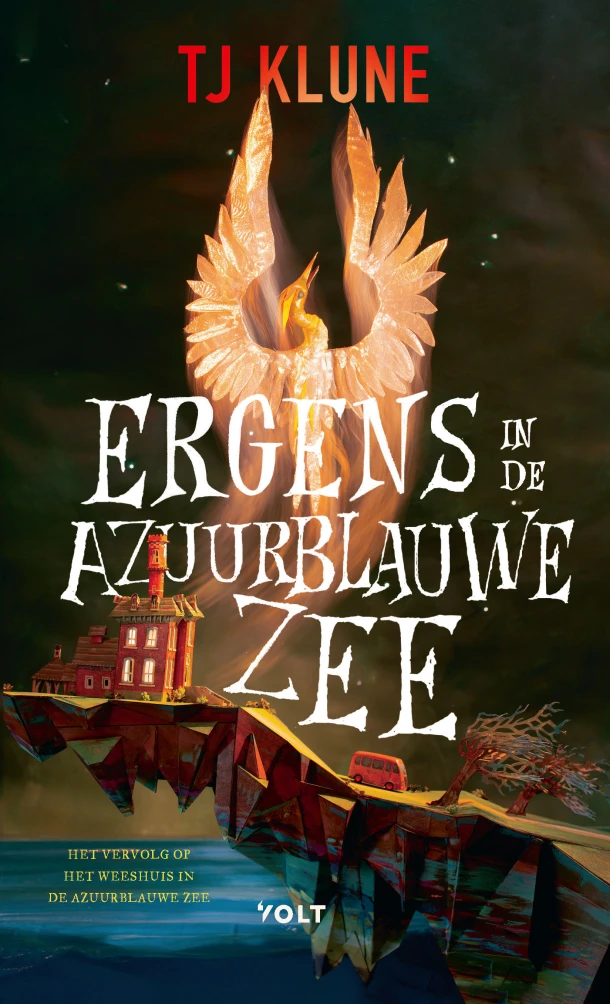 Ergens in de azuurblauwe zee – TJ Klune – boek cover