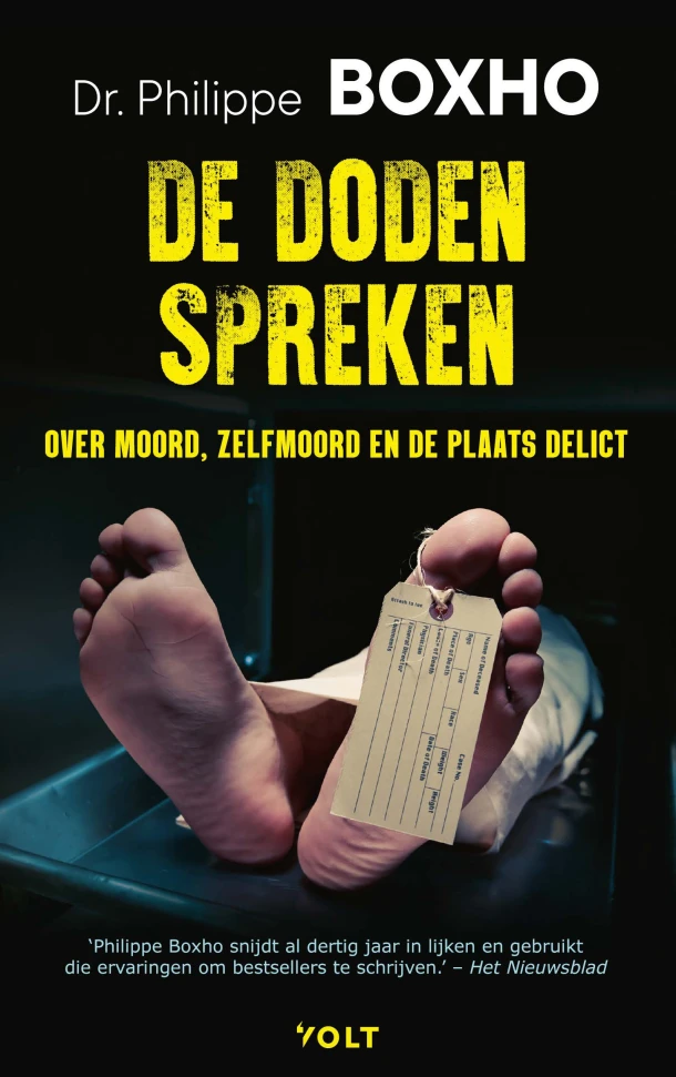 De doden spreken – Philippe Boxho – boek cover