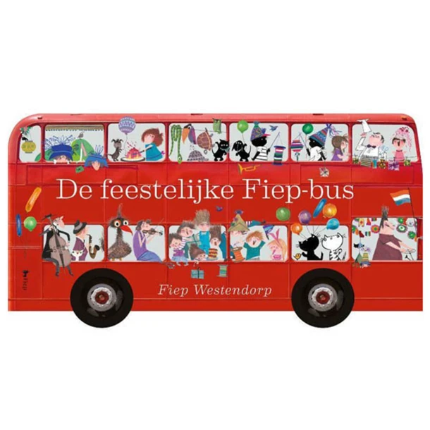 De feestelijke Fiep-bus – Fiep Westendorp – boek cover