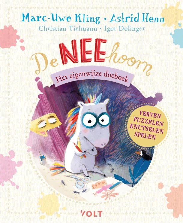 De NEEhoorn: Het eigenwijze doeboek – Marc-Uwe Kling – boek cover
