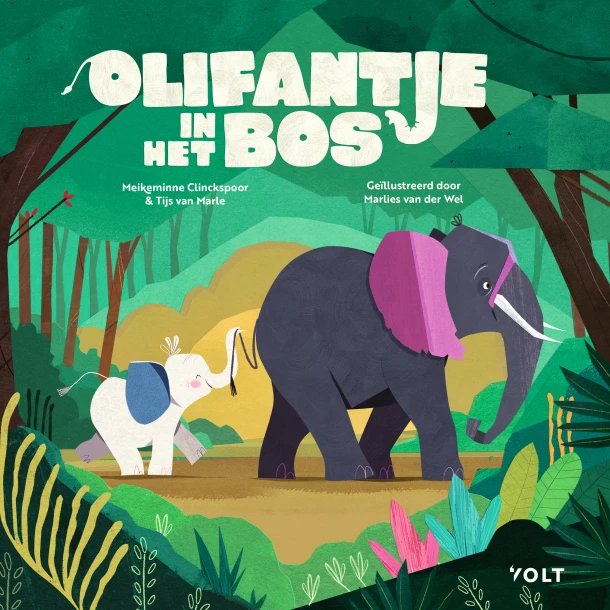 Olifantje in het bos – Meikeminne Clinckspoor – boek cover