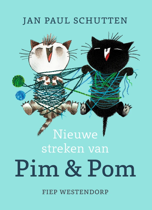 Nieuwe streken van Pim & Pom – Jan Paul Schutten – boek cover