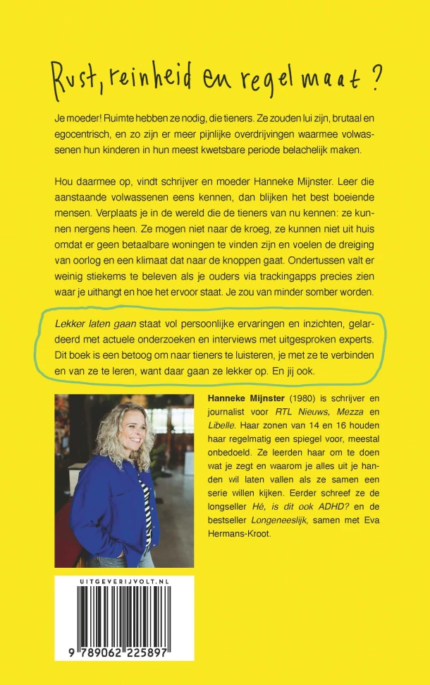 Lekker laten gaan – Hanneke Mijnster – boek cover