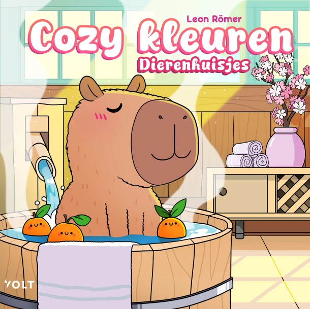 Cozy kleuren: Dierenhuisjes – Leon Römer – boek cover