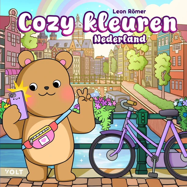 Cozy kleuren: Nederland – Leon Römer – boek cover