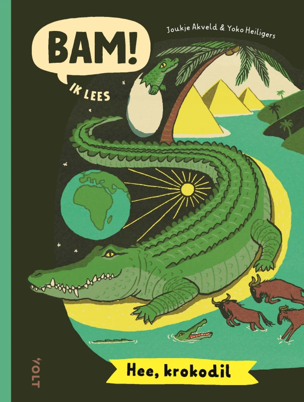 Hee, krokodil – Joukje Akveld – boek cover
