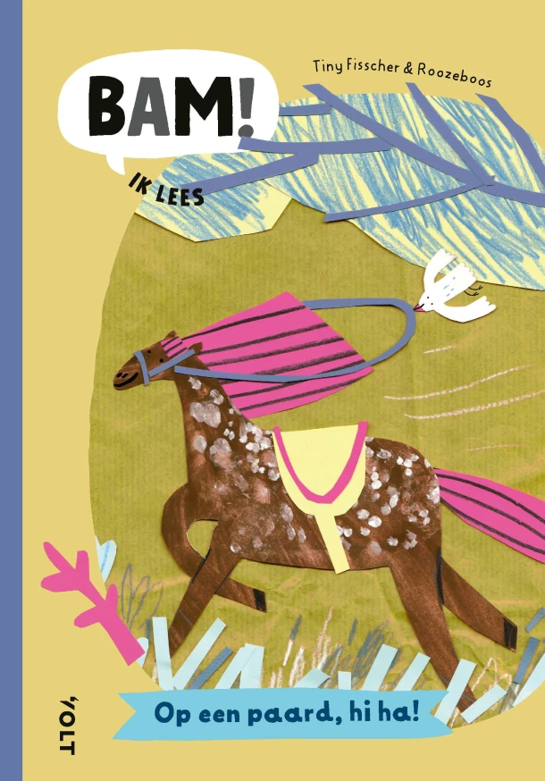 Op een paard, hi ha! – Tiny Fisscher – boek cover
