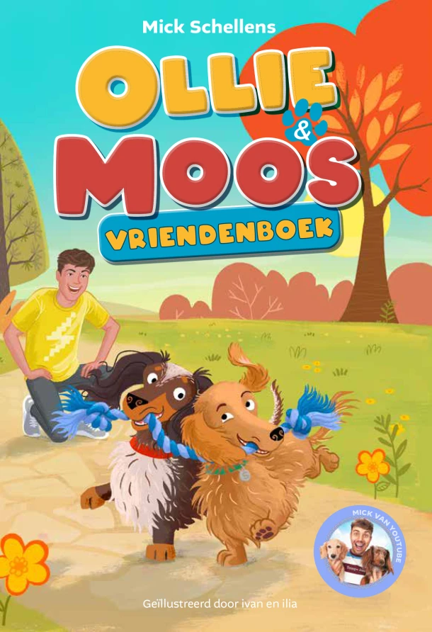 Ollie & Moos vriendenboek – Mick Schellens – boek cover