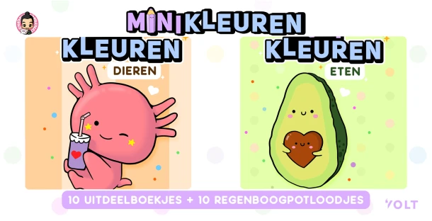 Minikleuren - uitdeelboekjes – Leon Römer – boek cover