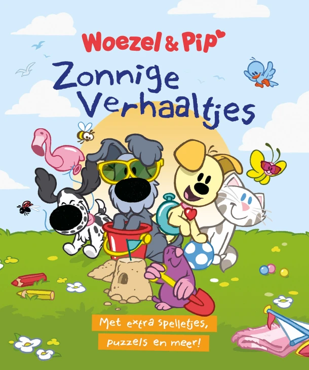 Zonnige verhaaltjes – Woezel & Pip – boek cover