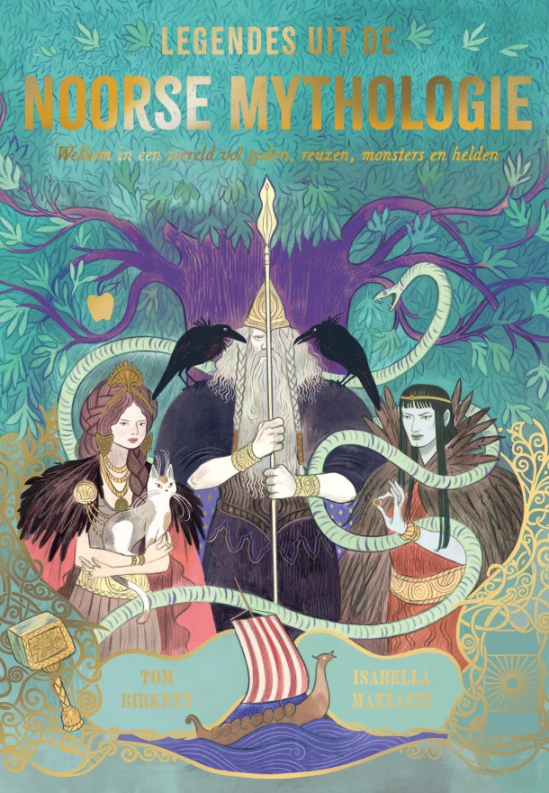 Legendes uit de Noorse mythologie – Tom Birkett – boek cover